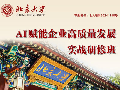 北京大学AI赋能企业高质量发展实战研修班