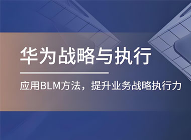 华为业务领先战略模型BLM 